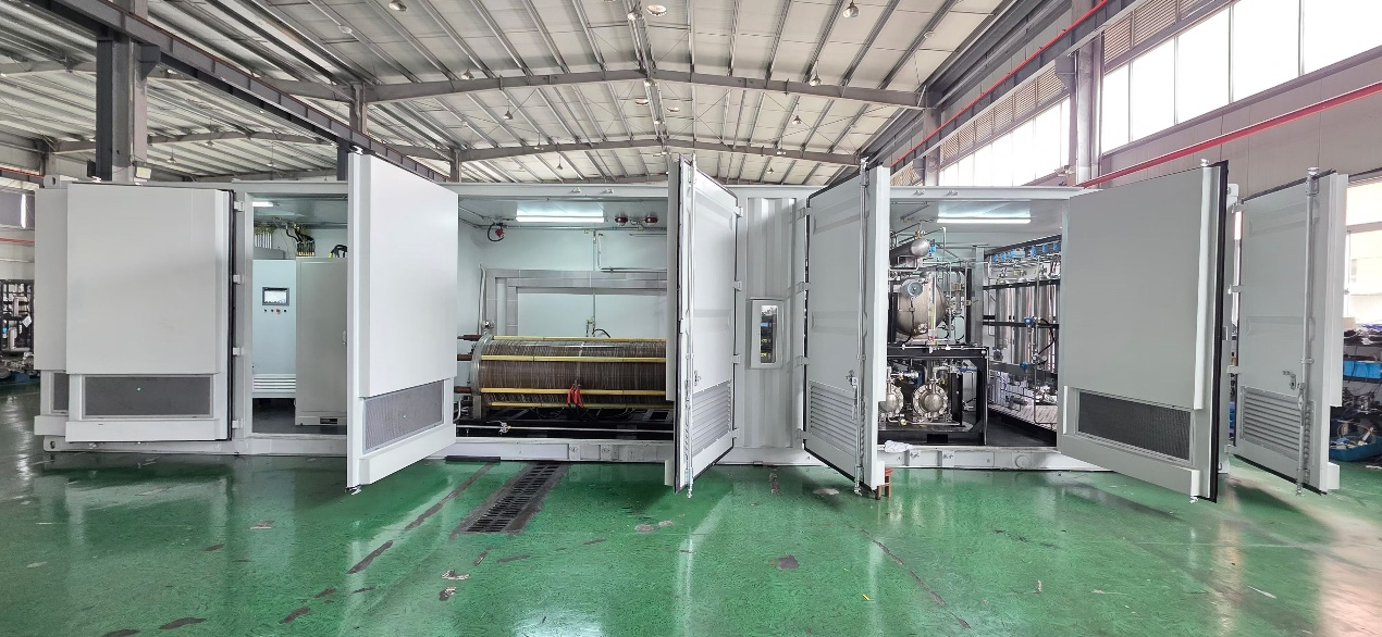 Vertex water electrolysis H2 plant is ready for shipment