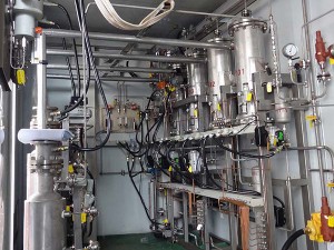 Container type hydrogen generator H2 generator with high purity