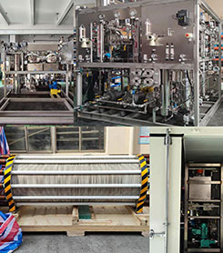 100Nm3 water electrolysis H2 plant is ready for shipment to Spain